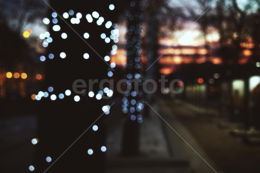 Новогодние украшения на Пушкинской