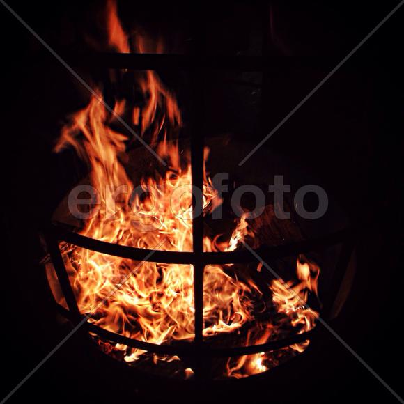 Костер в парке Сокольники