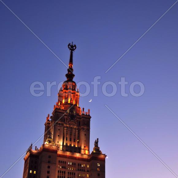 Закат на Воробьевых горах