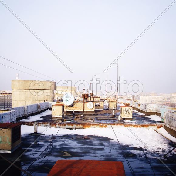 Крыша дома на ножках