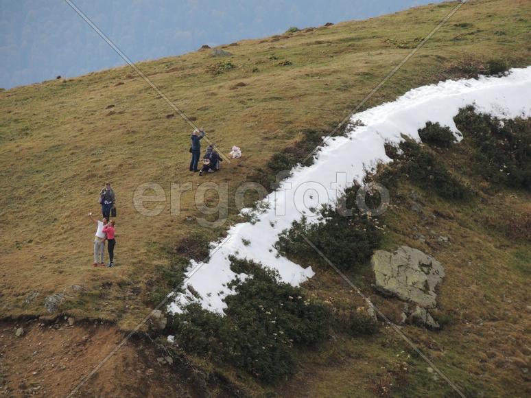Селфи на горе