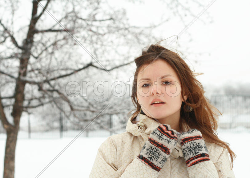 Зимняя девушка