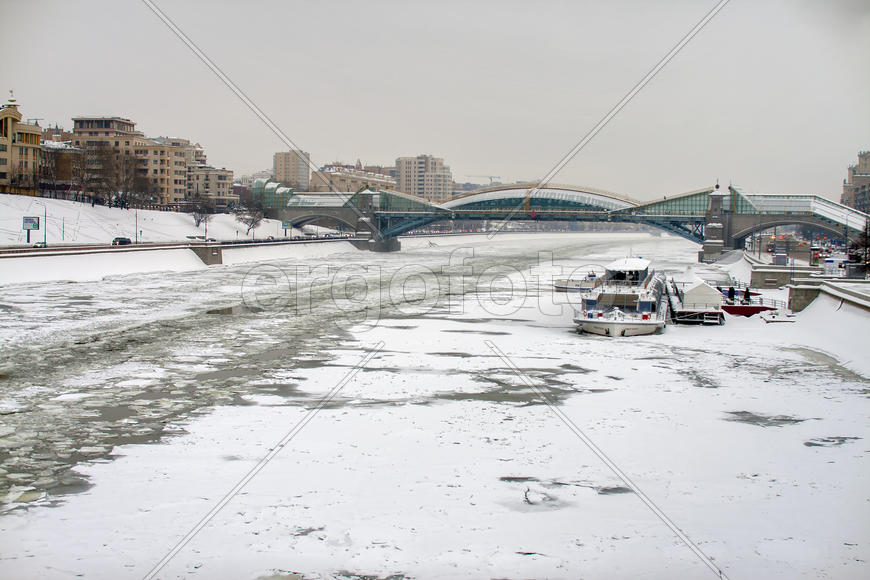 Загадочная Бережковская набережная зимой