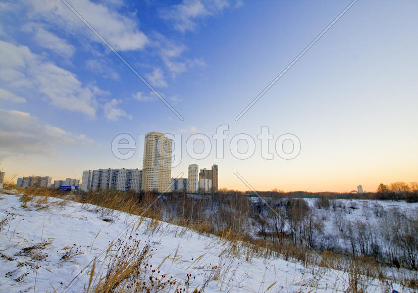 Вид с Крылатских холмов.