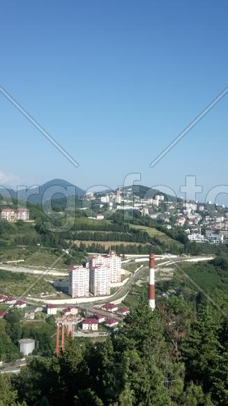 Вид на Сочи сверху 