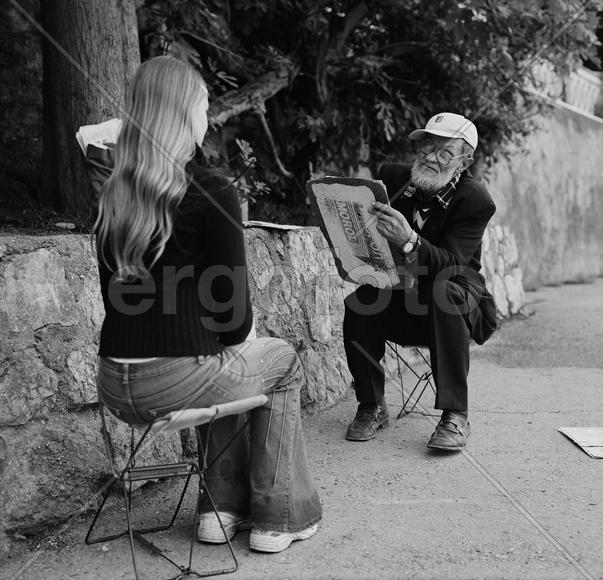 Уличная жизнь Ялты