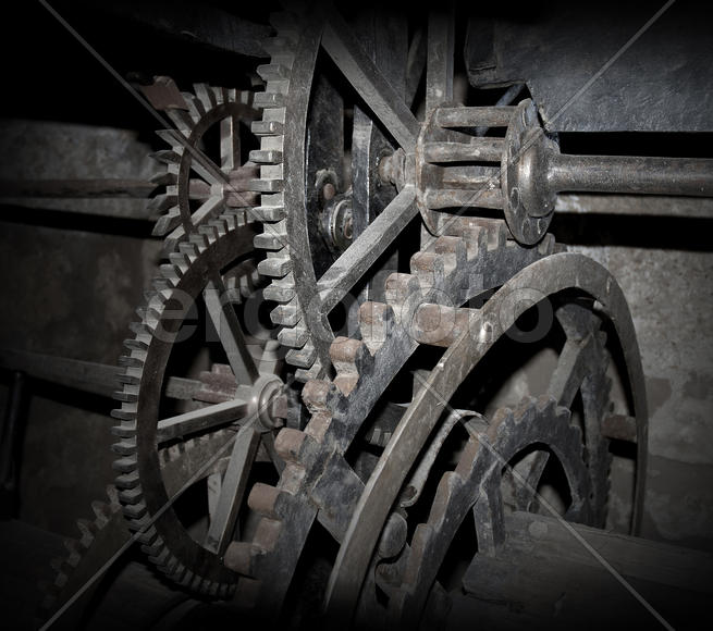 Старый часовой механизм