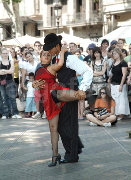 Аргентинское танго на ла Рамбле