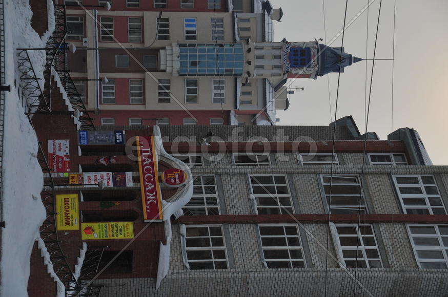 Город Салехард Ямало-ненецкий  автономный округ. Город Салехард, поселок Лабытнанги. фото Сергей Шах