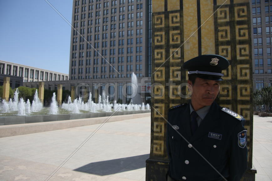 Китай, город Ланьчжоу. Макеты нового района города.