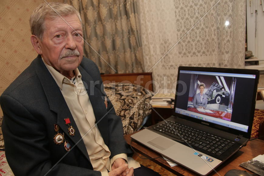 Участник обороны Москвы Юрий Семичковский. 