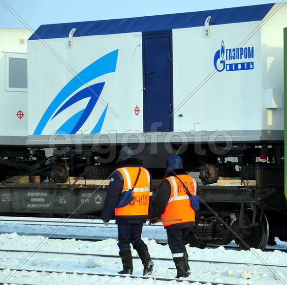СТанция Лабытнанги. Ямало-ненецкий  автономный округ. Город Салехард, поселок Лабытнанги. фото Серге
