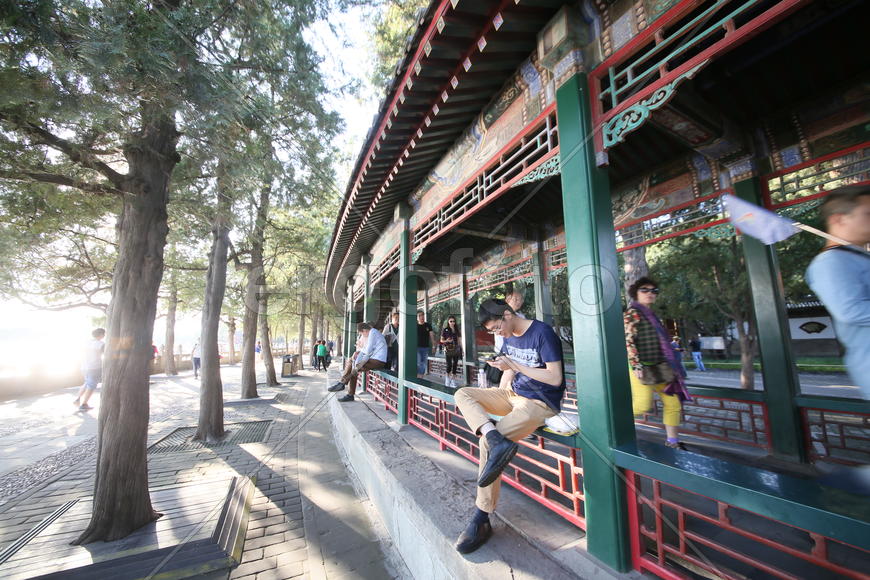 Пекин.  Летний императорский дворец.