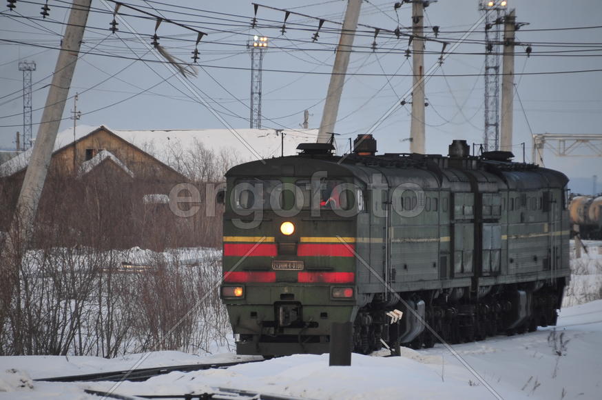 Поселок Лабытнанги. Ямало-ненецкий  автономный округ. Город Салехард, поселок Лабытнанги. фото Серге