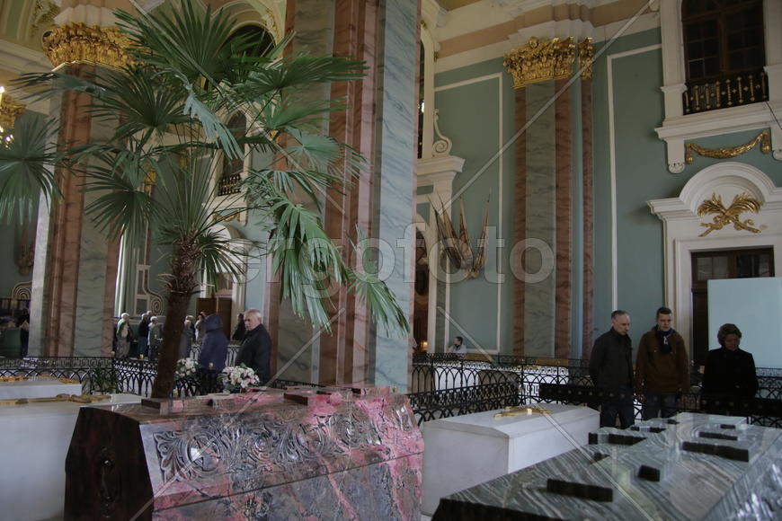 Захоронения царственных особ в храме Петра и Павла,  Петропавловская крепость.