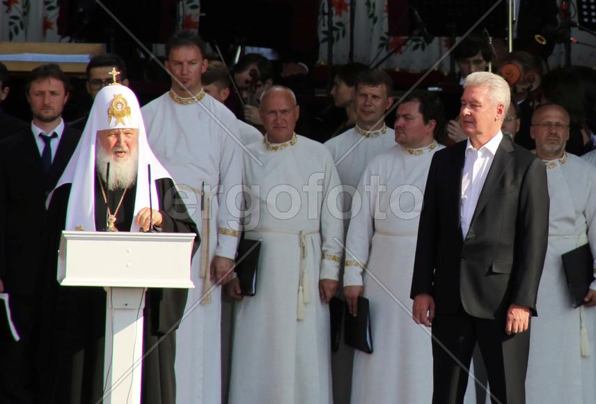 Патриарх и мэр Москвы