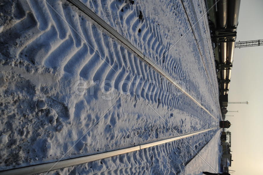 СТанция Лабытнанги. Ямало-ненецкий  автономный округ. Город Салехард, поселок Лабытнанги. фото Серге