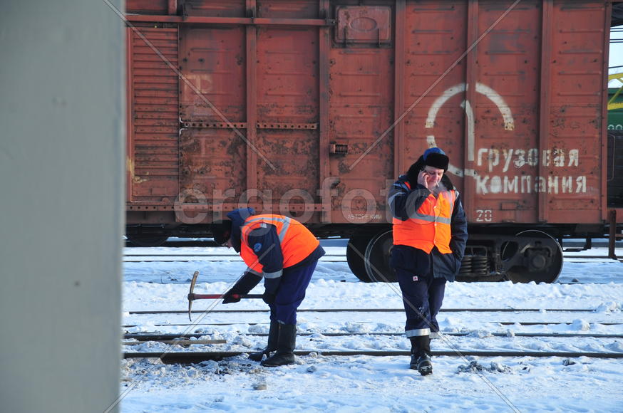 СТанция Лабытнанги. Ямало-ненецкий  автономный округ. Город Салехард, поселок Лабытнанги. фото Серге