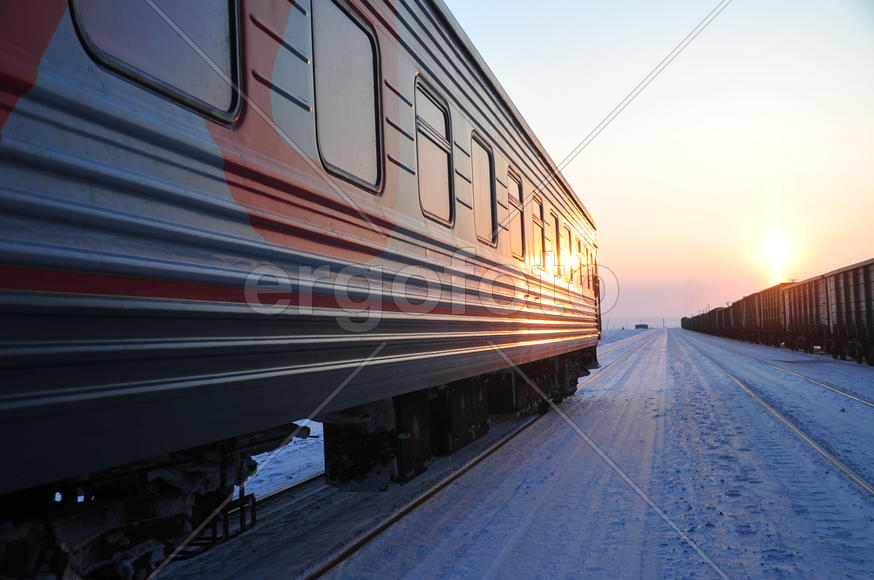 СТанция полярный Урал. Ямало-ненецкий  автономный округ. Город Салехард, поселок Лабытнанги. фото Се
