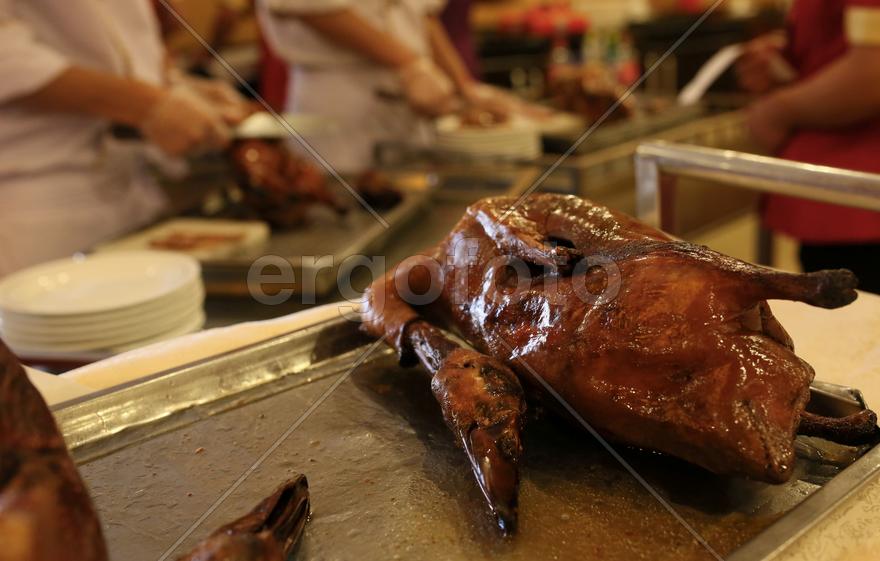 Пекин. Жаренная утка