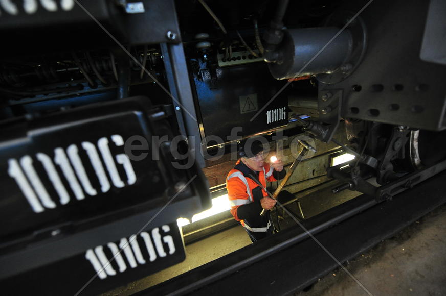 Мойка вагонов метро 18