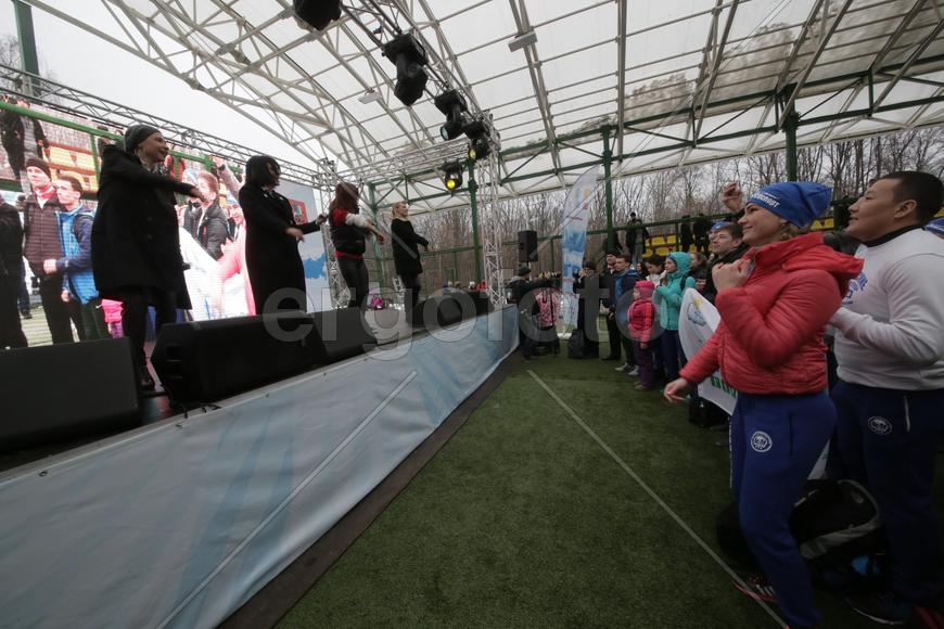 Выступление группы «Стрелки» на Всероссийской гонке ГТО