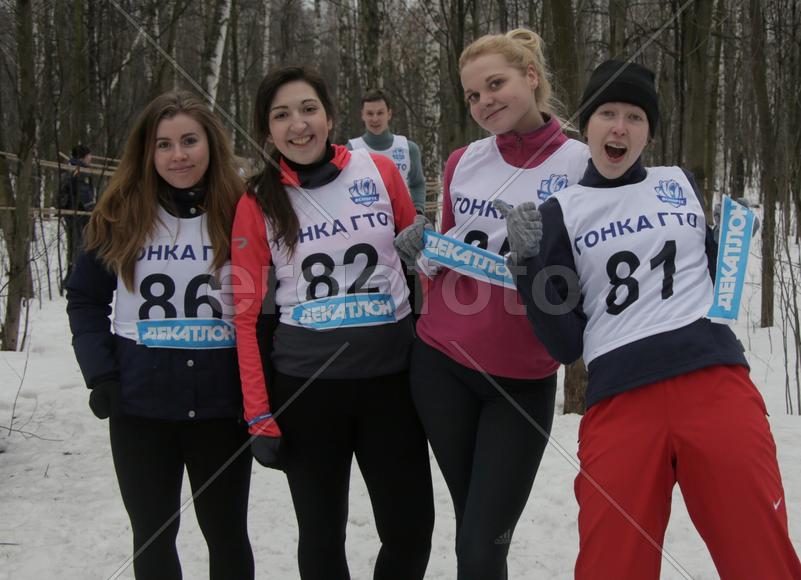 Девушки из команды компании "Декатлон". Всероссийская Гонка ГТО «Путь Домой»