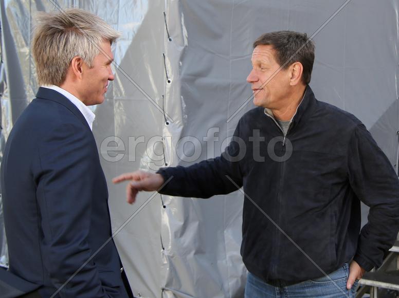 Александр Жуков и Павел Колобков, зам министра по спорту