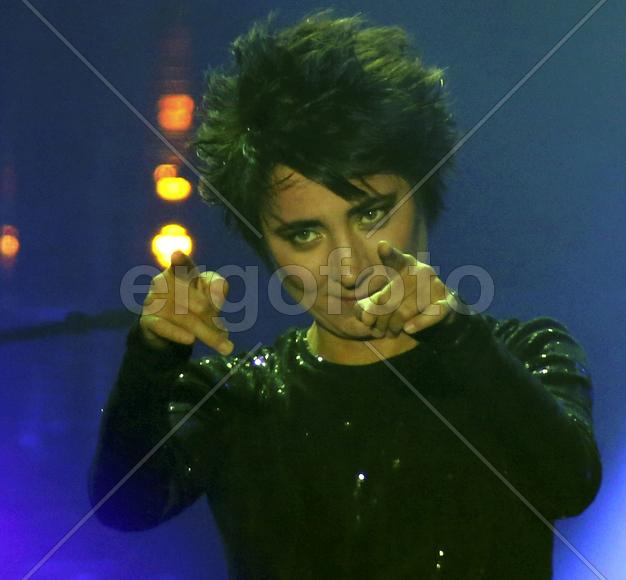 Певица Земфира на концерте в Коломенском, Москва