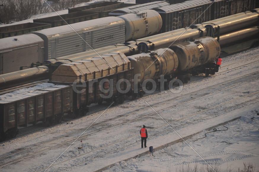 СТанция Лабытнанги. Ямало-ненецкий  автономный округ. Город Салехард, поселок Лабытнанги. фото Серге