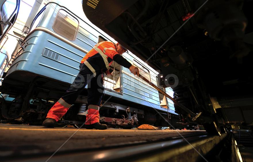 Мойка вагонов метро 1