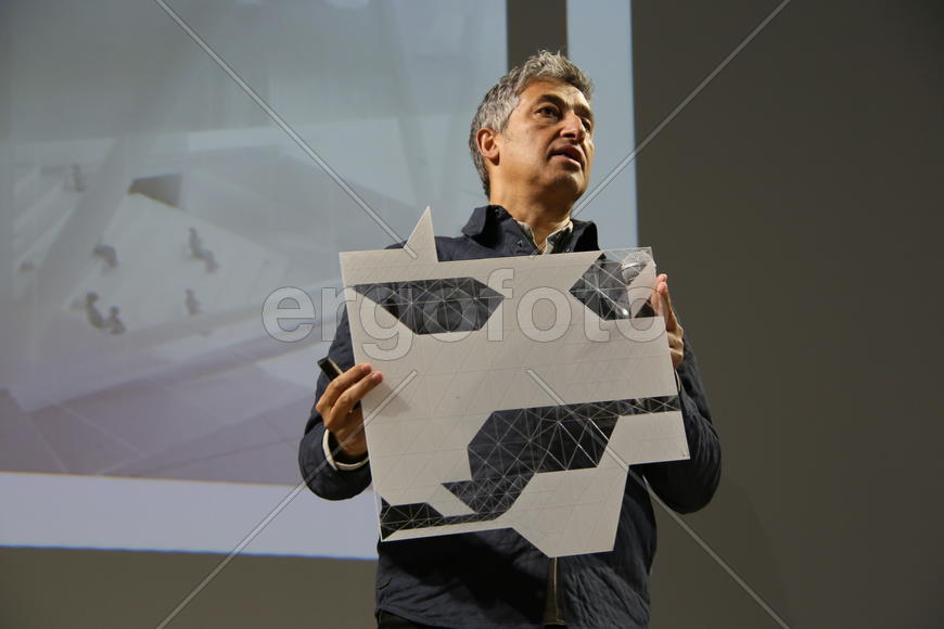 Архитектор Хани Рашид на презентации нового музейного комплекса Эрмитаж-Москва