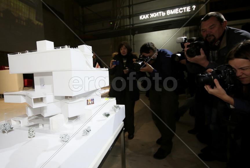 Архитектор Хани Рашид на презентации нового музейного комплекса Эрмитаж-Москва