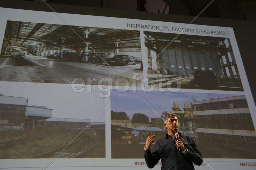 Архитектор Хани Рашид на презентации нового музейного комплекса Эрмитаж-Москва