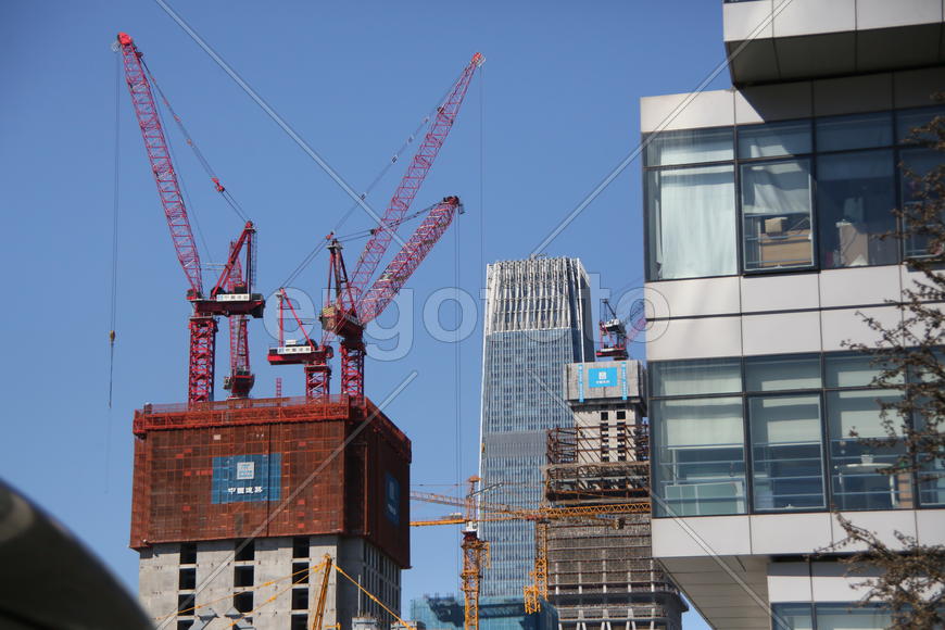 Пекин. Сентябрь 2015. Стройка