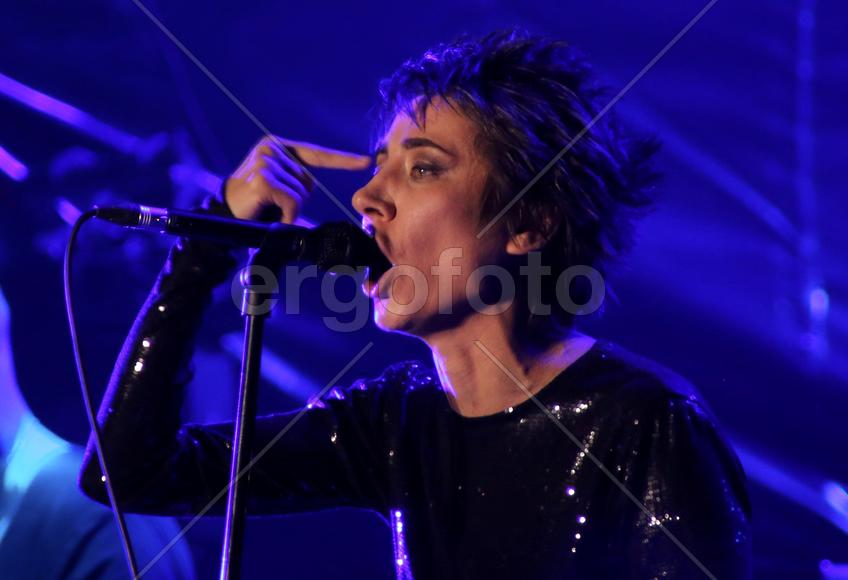 Певица Земфира на концерте в Коломенском, Москва