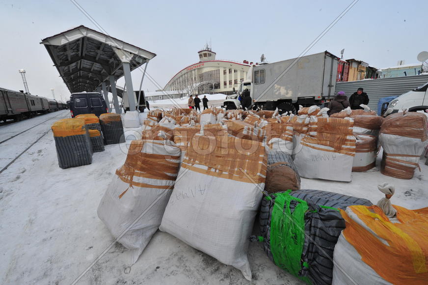 ВОкзал Лабытнанги Ямало-ненецкий  автономный округ. Город Салехард, поселок Лабытнанги. фото Сергей 
