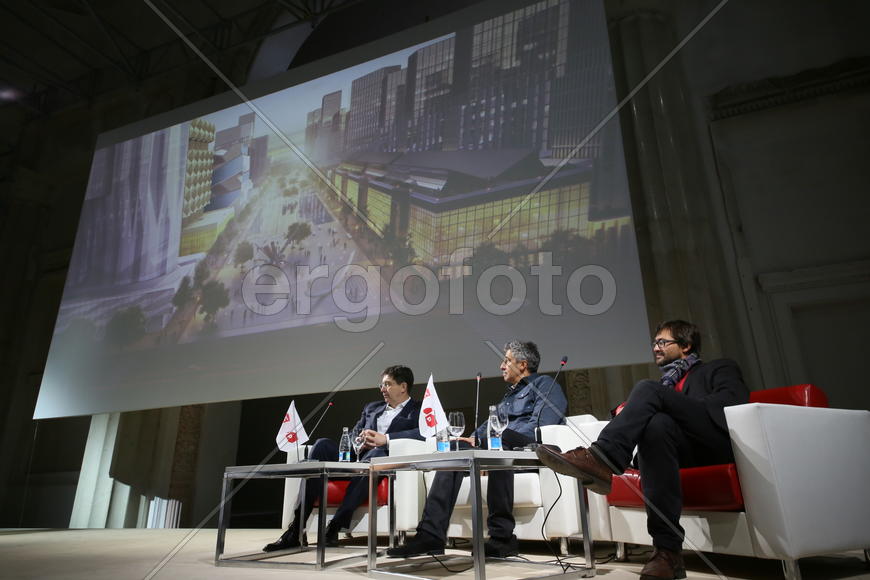 Архитектор Хани Рашид на презентации нового музейного комплекса Эрмитаж-Москва