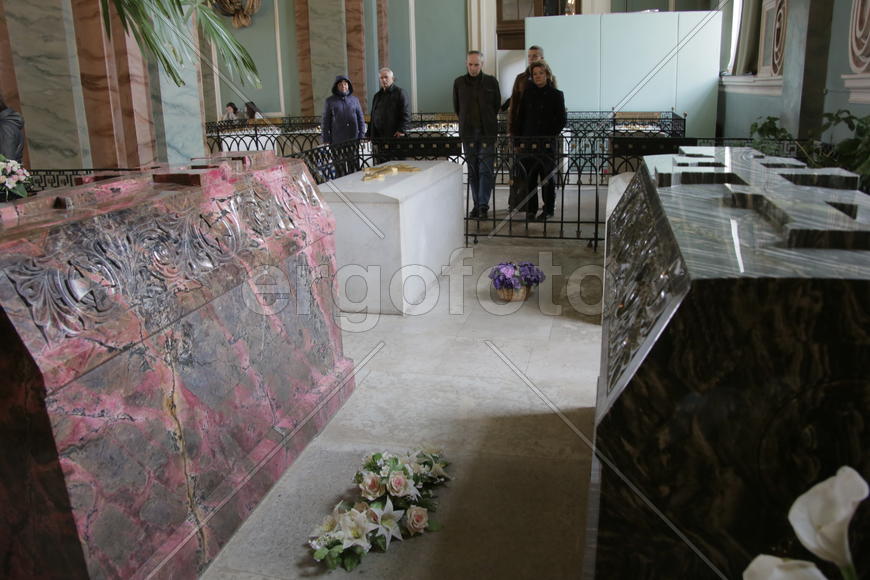 Захоронения царственных особ в храме Петра и Павла,  Петропавловская крепость.