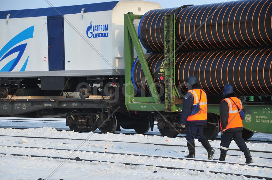 СТанция Лабытнанги. Ямало-ненецкий  автономный округ. Город Салехард, поселок Лабытнанги. фото Серге