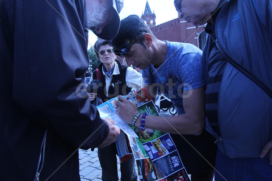 Китайские туристы на Красной площади