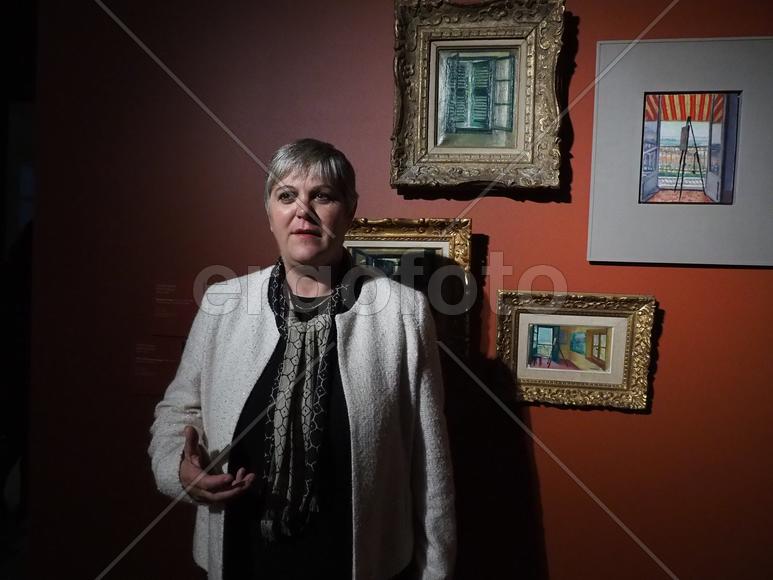 Французский куратор выставки, Софи Креббс. Выставка "Альбер Марке. Распахнутое окно" 