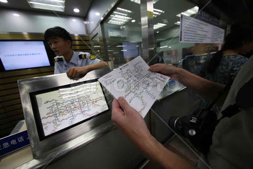 Пекин. Сентябрь 2015.  Пекинское метро.