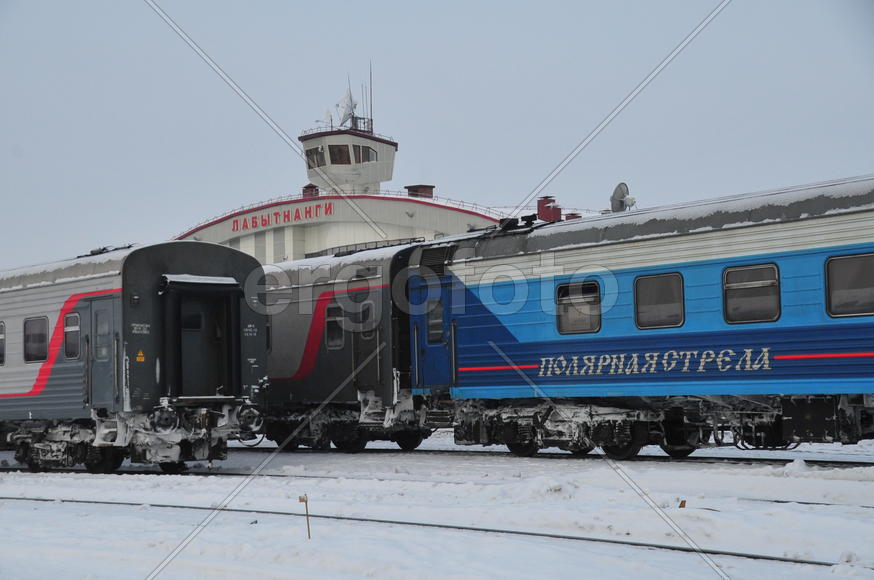ВОкзал Лабытнанги Ямало-ненецкий  автономный округ. Город Салехард, поселок Лабытнанги. фото Сергей 