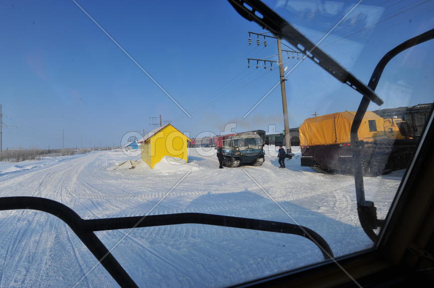СТанция Елецкая. Ямало-ненецкий  автономный округ. Город Салехард, поселок Лабытнанги. фото Сергей Ш
