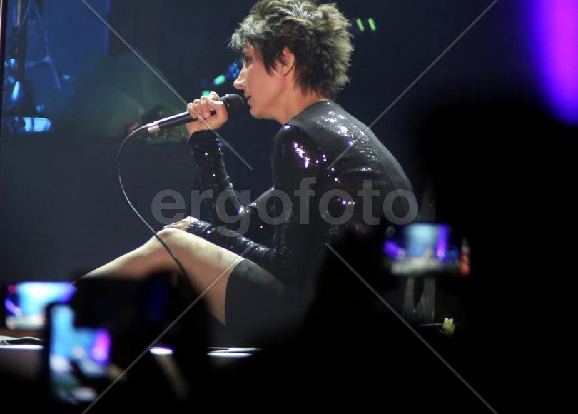 Певица Земфира на концерте в Коломенском, Москва