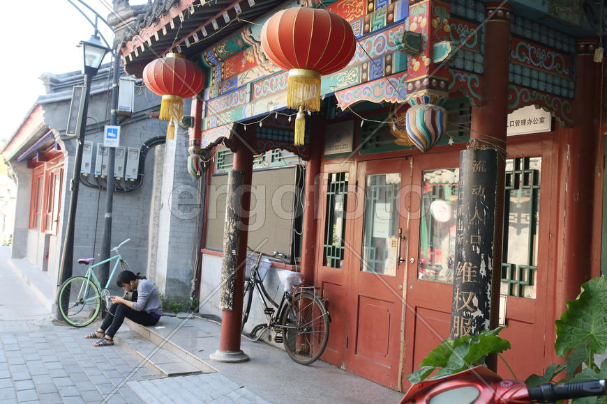 Магазин на улице в Пекине