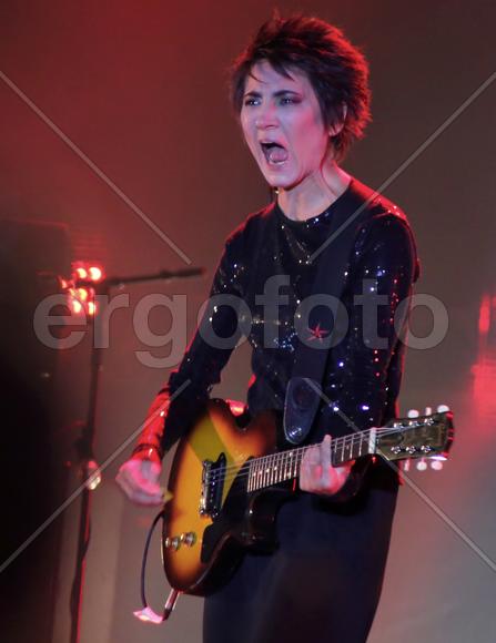 Певица Земфира на концерте в Коломенском, Москва