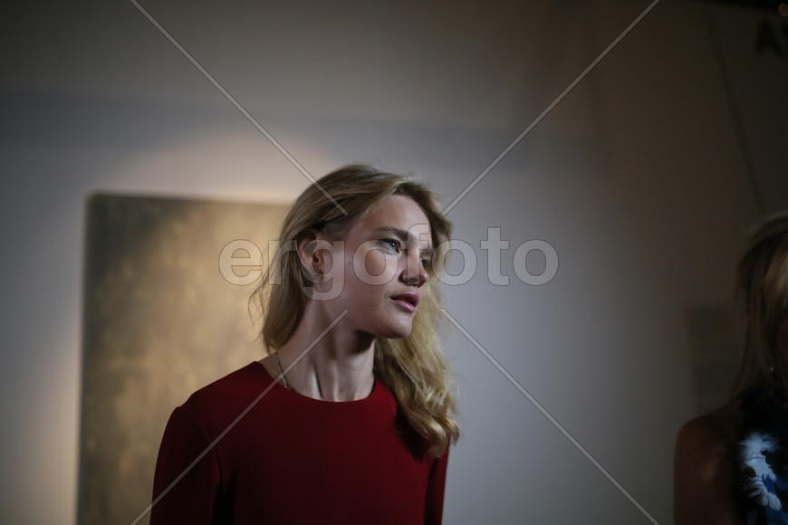 Наталия Водянова на благотвортиельном аукционе на арт-ярмарке Cosmoscow 