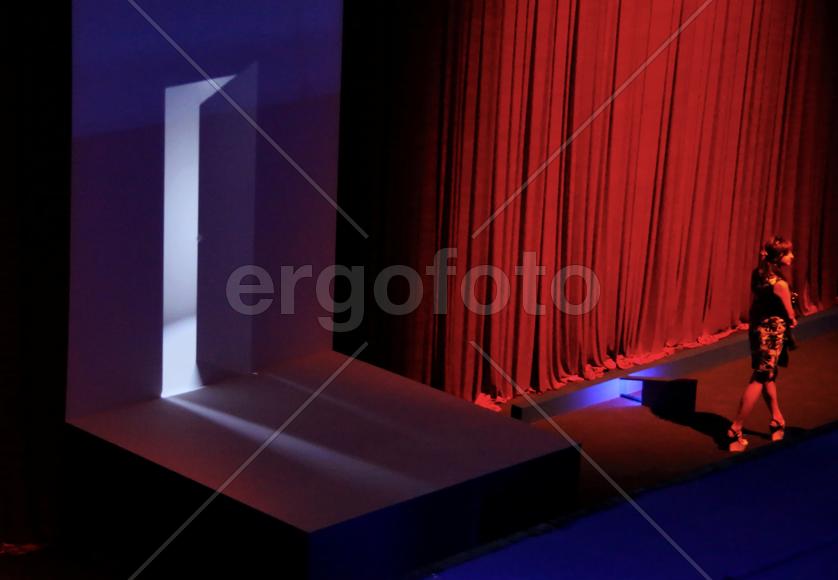 Видеоинсталляция Вадима Фишкина "Дверь"